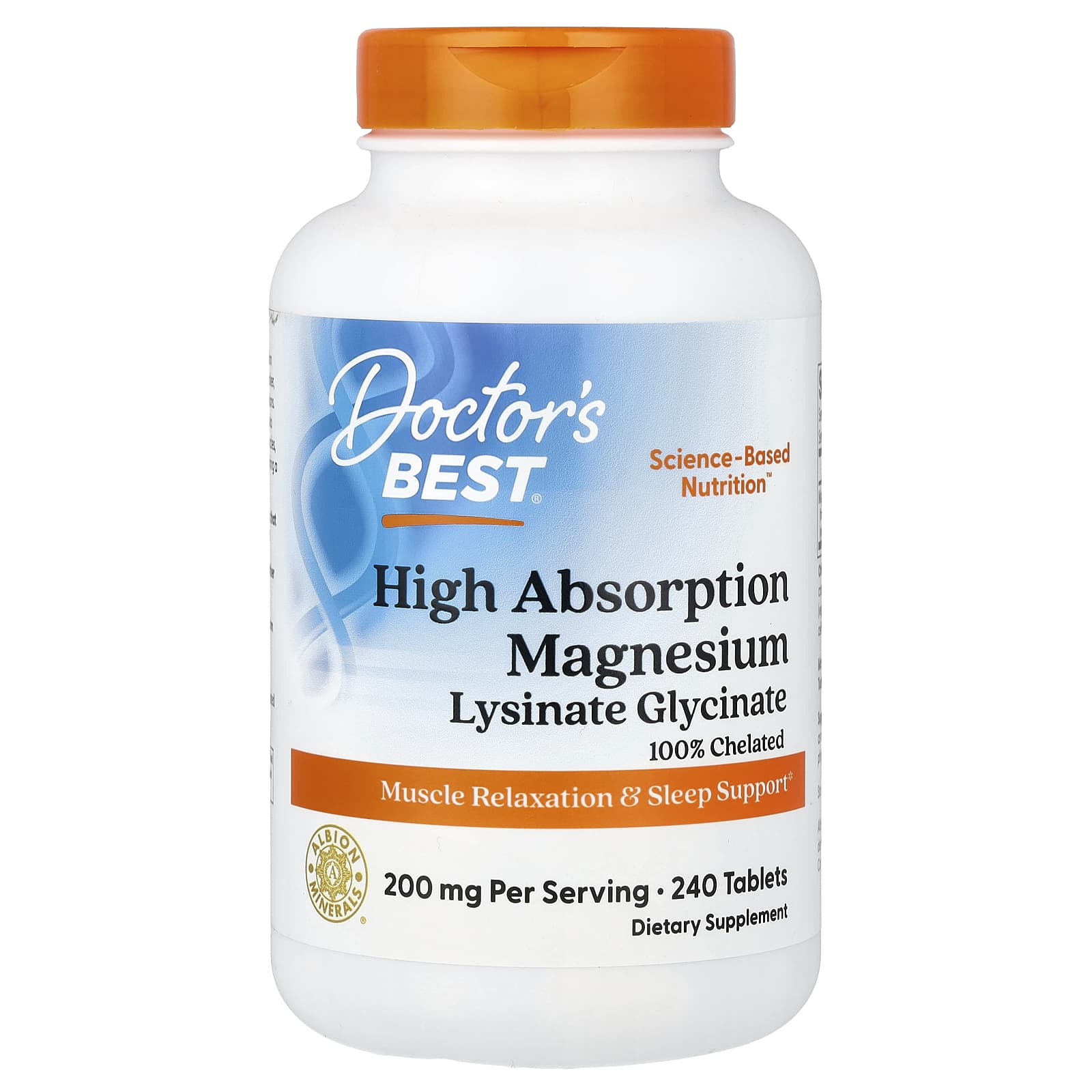 Doctor's Best High Absorption Magnesium Glycinate