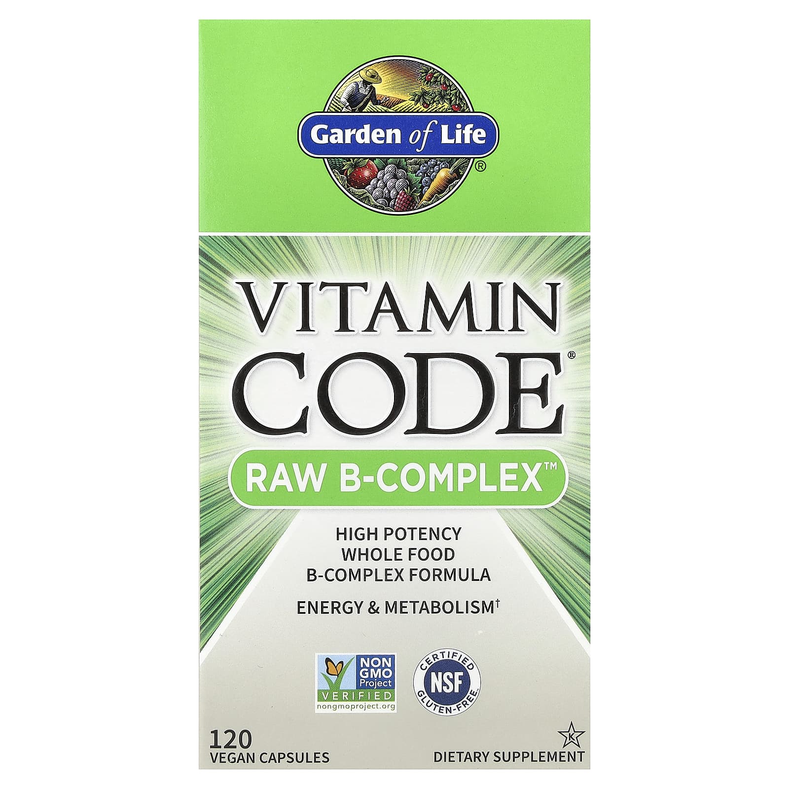 Garden of Life Vitamin Code Raw B-Complex