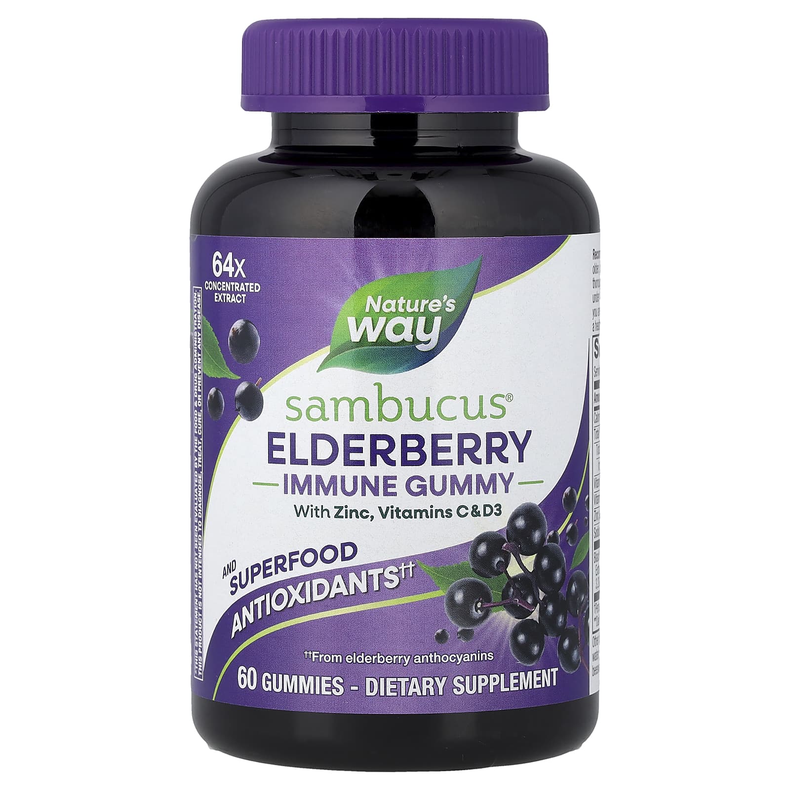 Nature's Way Sambucus Elderberry Gummies