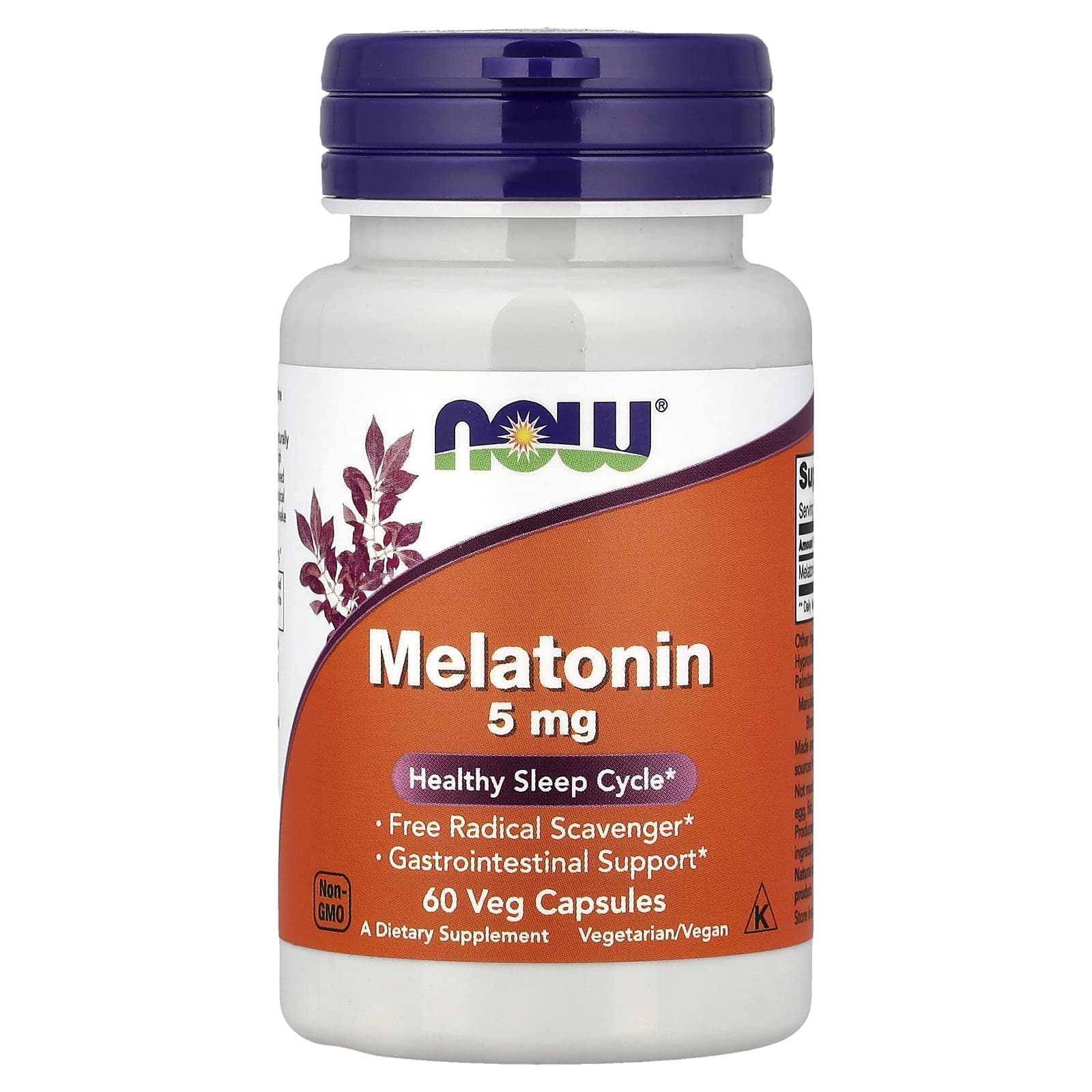 NOW Foods Melatonin 5mg